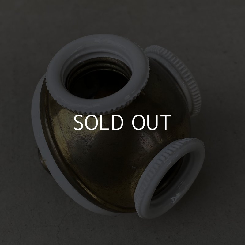 画像3: VINTAGE ANTIQUE CLUSTER SOCKET ヴィンテージ アンティーク クラスターソケット / ランプ ライト 3灯 コレクタブル インダストリアル 照明 アメリカ USA 