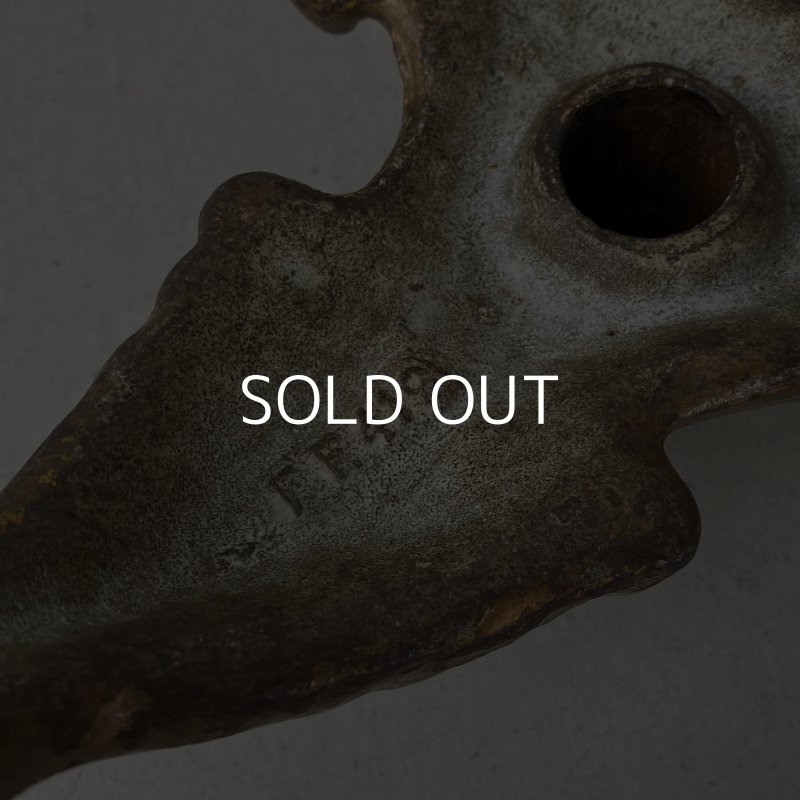 画像9: VINTAGE ANTIQUE FLAG STAND ヴィンテージ アンティーク フラッグスタンド 旗立て / ディスプレイ ツリースタンド キャストアイアン ゴールド 鋳物 店舗什器 アメリカ USA