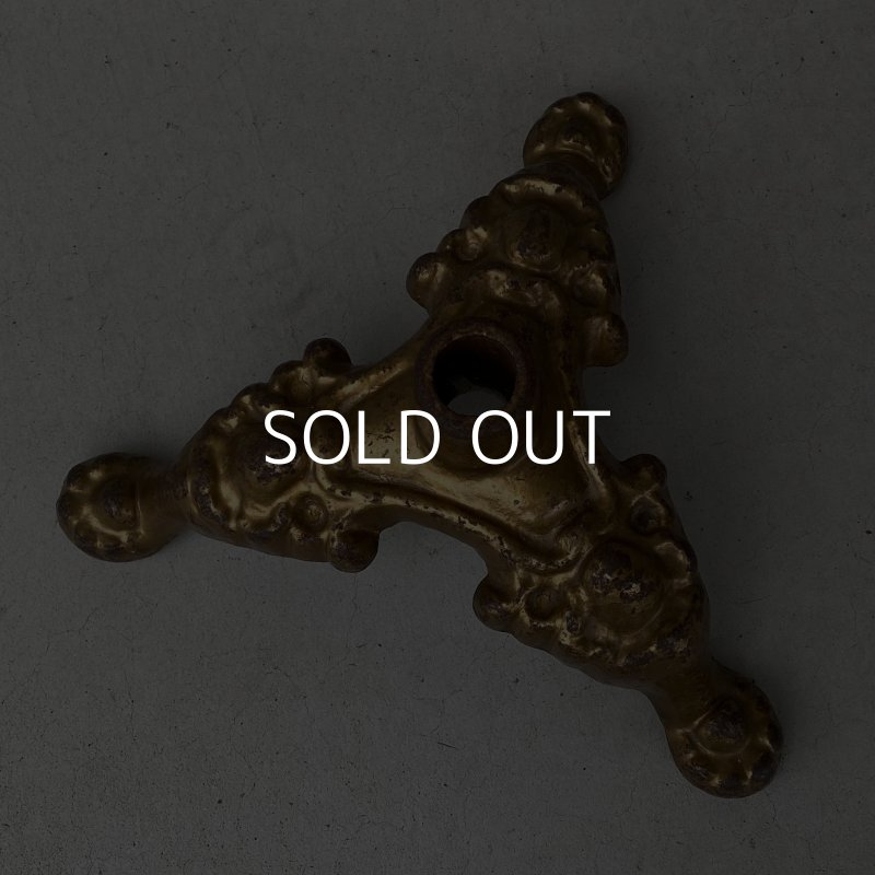 画像5: VINTAGE ANTIQUE FLAG STAND ヴィンテージ アンティーク フラッグスタンド 旗立て / ディスプレイ ツリースタンド キャストアイアン ゴールド 鋳物 店舗什器 アメリカ USA