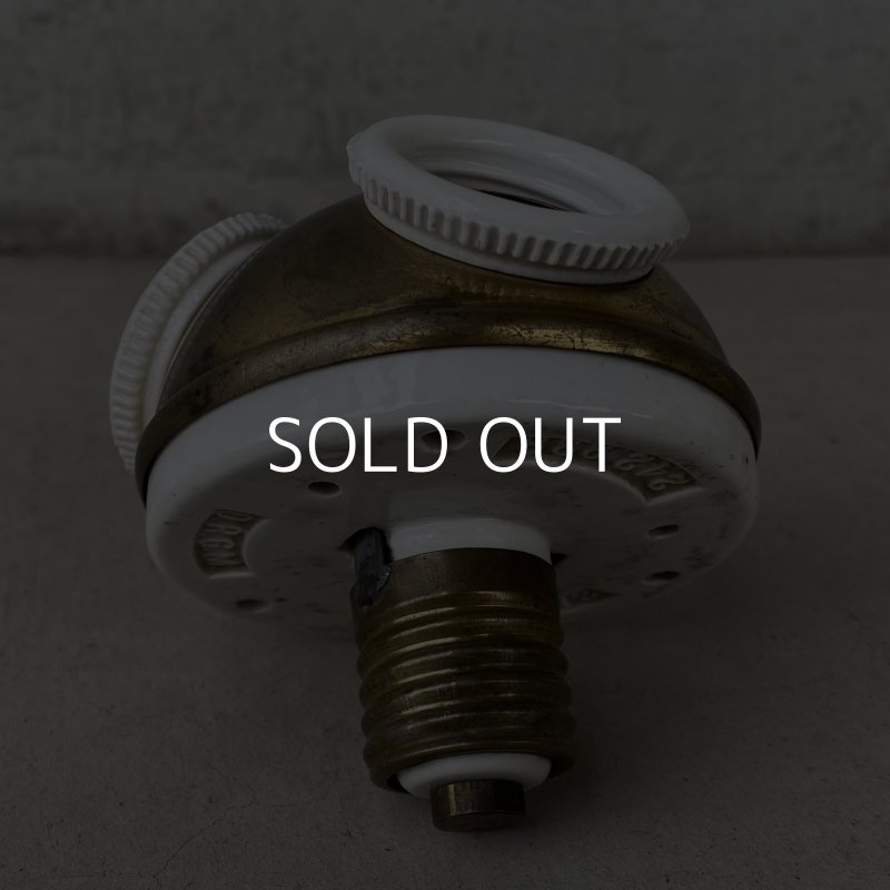 画像6: VINTAGE ANTIQUE CLUSTER SOCKET ヴィンテージ アンティーク クラスターソケット / ランプ ライト 3灯 コレクタブル インダストリアル 照明 アメリカ USA 