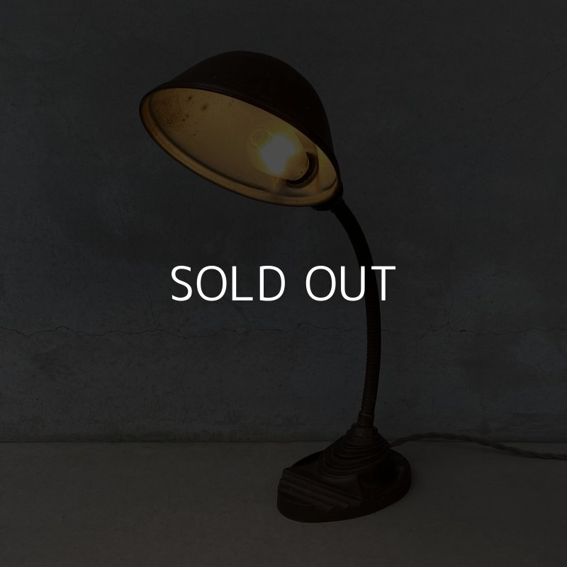 画像12: VINTAGE ANTIQUE DESKLAMP EAGLE ヴィンテージ アンティーク デスクランプ スタンドライト 卓上ライト 照明 / グースネック インダストリアル アイアン 鉄 店舗什器 アメリカ