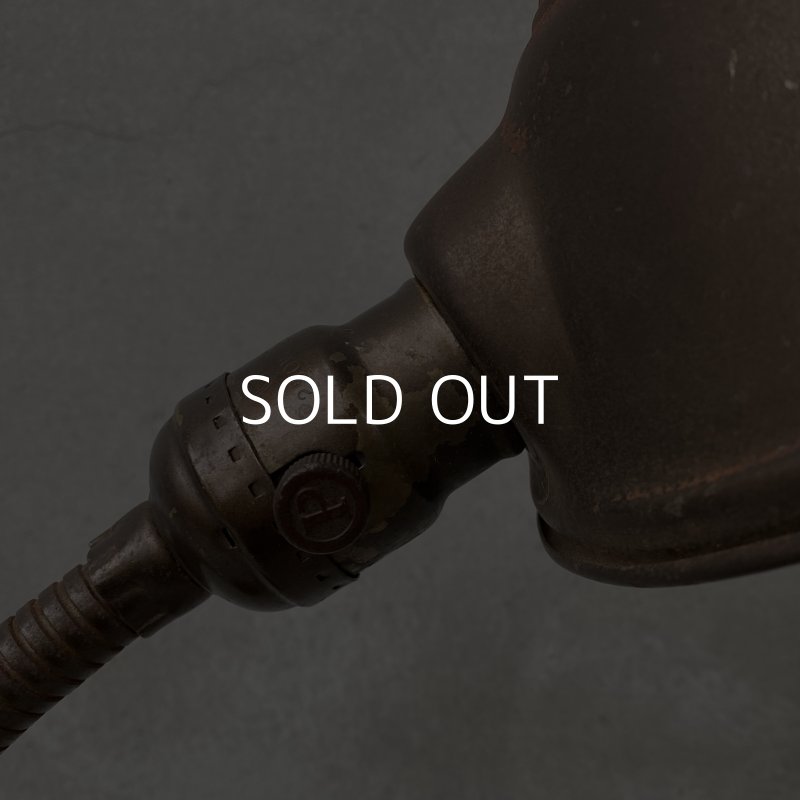 画像7: VINTAGE ANTIQUE DESKLAMP EAGLE ヴィンテージ アンティーク デスクランプ スタンドライト 卓上ライト 照明 / グースネック インダストリアル アイアン 鉄 店舗什器 アメリカ