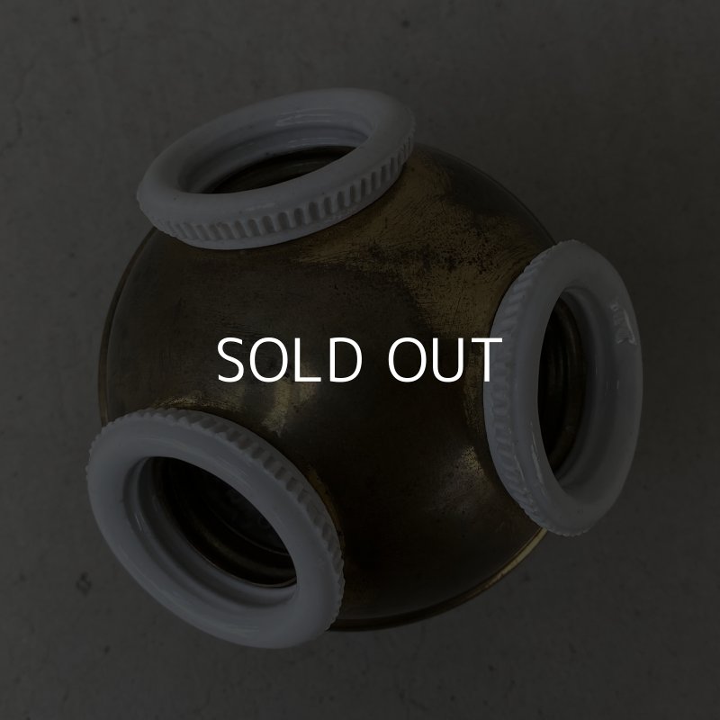 画像2: VINTAGE ANTIQUE CLUSTER SOCKET ヴィンテージ アンティーク クラスターソケット / ランプ ライト 3灯 コレクタブル インダストリアル 照明 アメリカ USA 