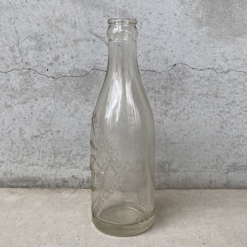 画像4: VINTAGE ANTIQUE BOTTLE BADGER STATE CO. ヴィンテージ アンティーク ガラス瓶 ガラスボトル  / ガラス ディスプレイ インテリア 花瓶  アメリカ USA (3)