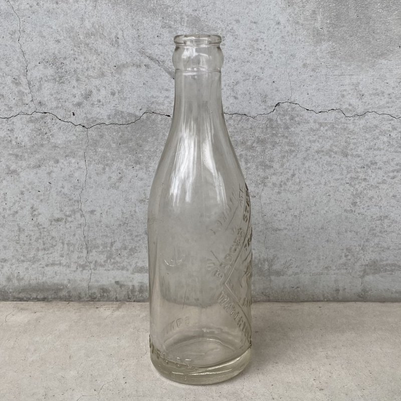 画像3: VINTAGE ANTIQUE BOTTLE BADGER STATE CO. ヴィンテージ アンティーク ガラス瓶 ガラスボトル  / ガラス ディスプレイ インテリア 花瓶  アメリカ USA (3)
