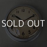 VINTAGE ANTIQUE WALL CLOCK EDWARDS COMPANY ヴィンテージ アンティーク ウォールクロック 壁掛け時計 / インダストリアル コレクタブル スクールクロック シルバー 店舗什器 アメリカ USA