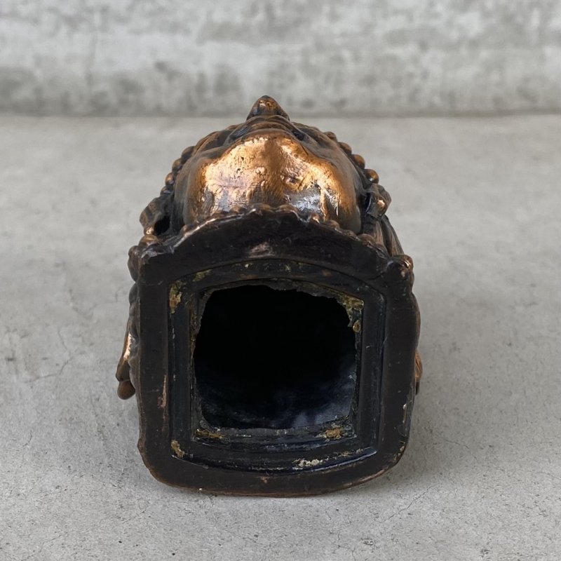 画像6: VINTAGE ANTIQUE INDIAN HEAD STATUE ヴィンテージ アンティーク インディアン オブジェ / コレクタブル インデアンヘッド スーベニア インテリア 置物 雑貨 ネイティブアメリカン アメリカ (1)