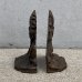 画像3: VINTAGE ANTIQUE INDIAN BOOKENDS ヴィンテージ アンティーク インディアン ブックエンド ブックスタンド / 本立て コレクタブル インテリア オブジェ ネイティブアメリカン アメリカ (2)