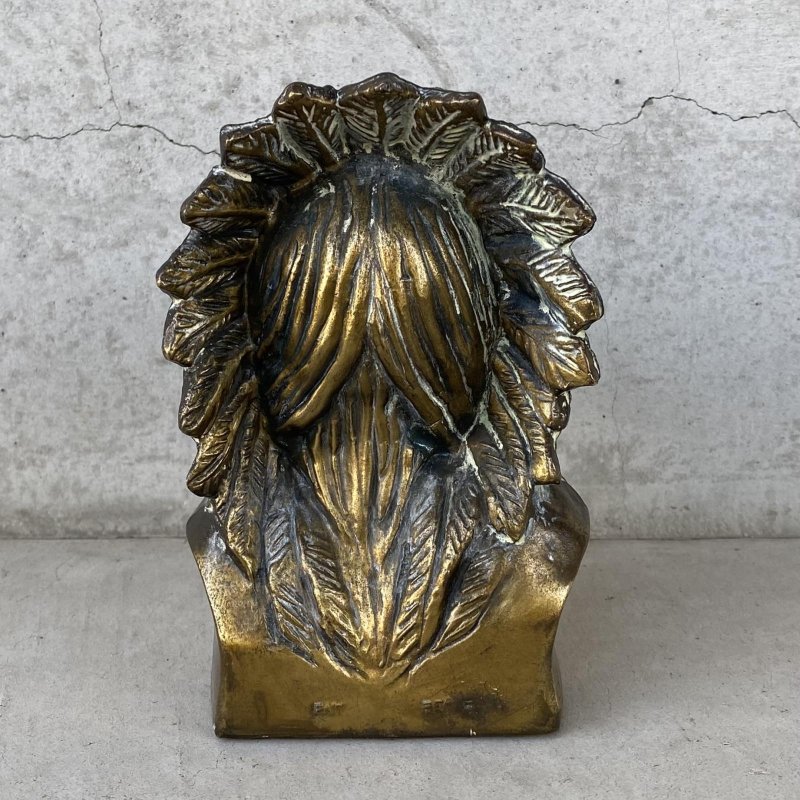 画像3: VINTAGE ANTIQUE INDIAN STATUE ヴィンテージ アンティーク インディアン オブジェ / コレクタブル インテリア 置物 雑貨 ネイティブアメリカン アメリカ (4)