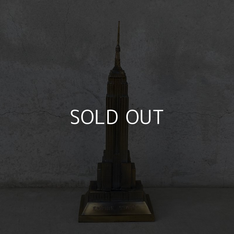 画像1: VINTAGE ANTIQUE EMPIRE STATE  STATUE ヴィンテージ アンティーク エンパイアステートビル  / コレクタブル オブジェ インテリア ディスプレイ 置物 雑貨 アメリカ (2)