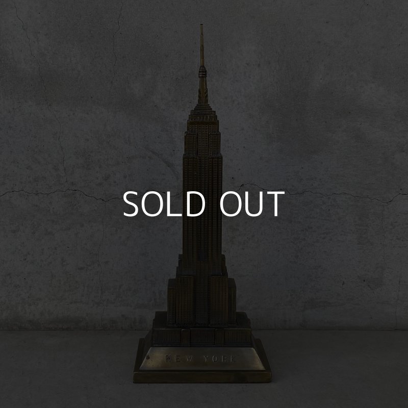 画像2: VINTAGE ANTIQUE EMPIRE STATE  STATUE ヴィンテージ アンティーク エンパイアステートビル  / コレクタブル オブジェ インテリア ディスプレイ 置物 雑貨 アメリカ (2)
