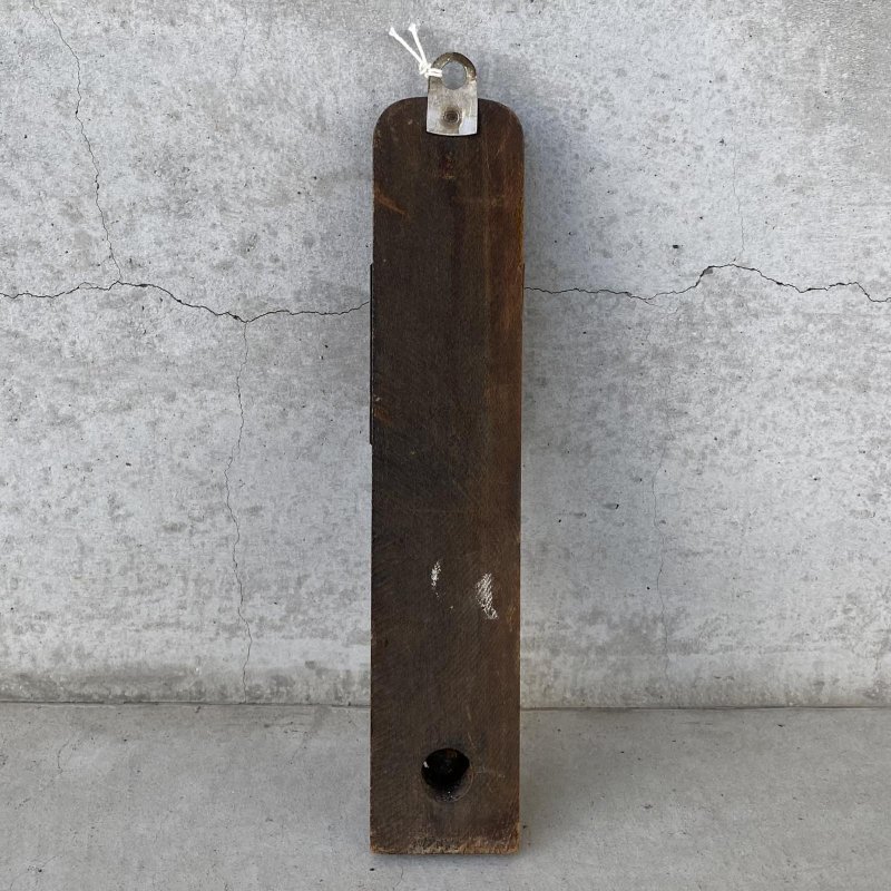 画像2: VINTAGE ANTIQUE  THERMOMETER ヴィンテージ アンティーク 温度計 / コレクタブル オブジェ ディスプレイ ウォールインテリア 雑貨 ウッド 木製 アメリカ (2)