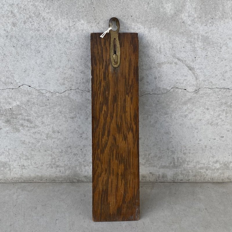 画像2: VINTAGE ANTIQUE THERMOMETER ヴィンテージ アンティーク 温度計 / コレクタブル オブジェ ディスプレイ ウッド 雑貨 木製 アメリカ (1)