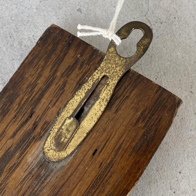 画像8: VINTAGE ANTIQUE THERMOMETER ヴィンテージ アンティーク 温度計 / コレクタブル オブジェ ディスプレイ ウッド 雑貨 木製 アメリカ (1)