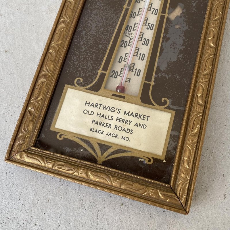 画像6: VINTAGE ANTIQUE THERMOMETER ヴィンテージ アンティーク 温度計 / コレクタブル オブジェ ディスプレイ ウォールインテリア 雑貨  小物 アメリカ (4)