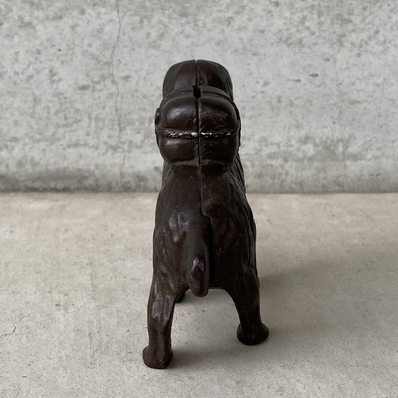 画像3: VINTAGE COINBANK PIGGY BANK  ST BERNARD ヴィンテージ 貯金箱 コインバンク / コレクタブル オブジェ キャストアイアン セントバーナード 犬 動物 鋳物 置物 アメリカ (1)