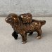 画像1: VINTAGE COINBANK PIGGY BANK  JAPANNED ST BERNARD ヴィンテージ ジャパンド 貯金箱 コインバンク / ジャパンカラー コレクタブル オブジェ セントバーナード 犬 動物 鋳物 置物 アメリカ (3) (1)