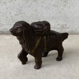 VINTAGE COINBANK PIGGY BANK  ST BERNARD ヴィンテージ 貯金箱 コインバンク / コレクタブル オブジェ キャストアイアン セントバーナード 犬 動物 鋳物 置物 アメリカ (1)