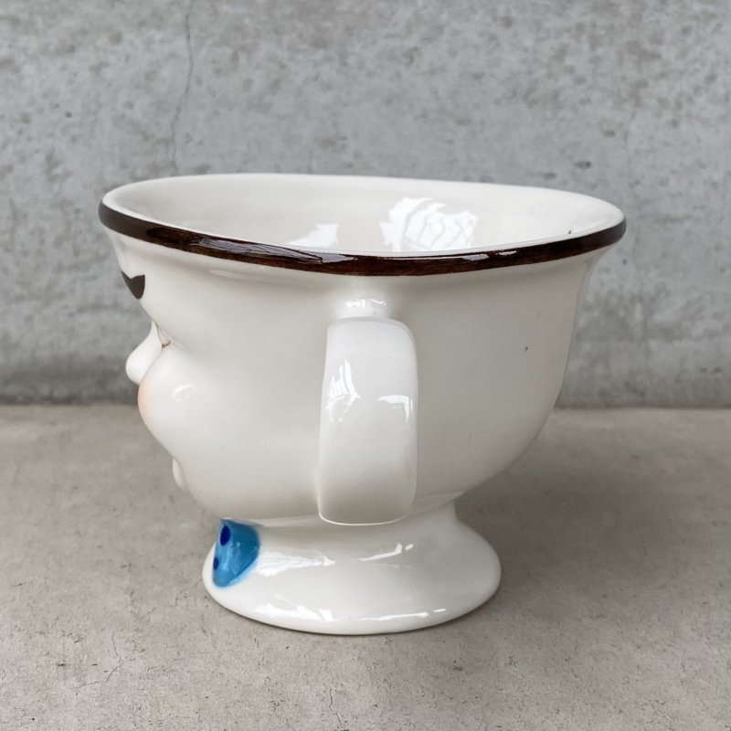 画像4: VINTAGE ANTIQUE BAILEYS CUP ヴィンテージ アンティーク ベイリーズ フェイスカップ / コレクタブル オブジェ ティーカップ マグカップ ノベルティ 陶器 食器 雑貨 (4)
