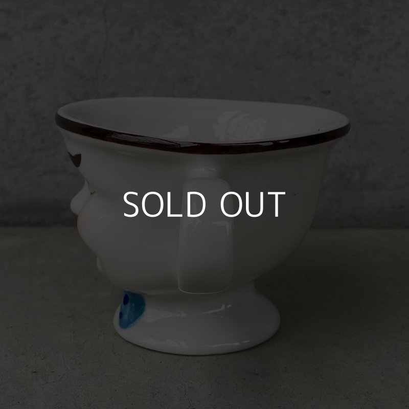 画像4: VINTAGE ANTIQUE BAILEYS CUP ヴィンテージ アンティーク ベイリーズ フェイスカップ / コレクタブル オブジェ ティーカップ マグカップ ノベルティ 陶器 食器 雑貨 (4)