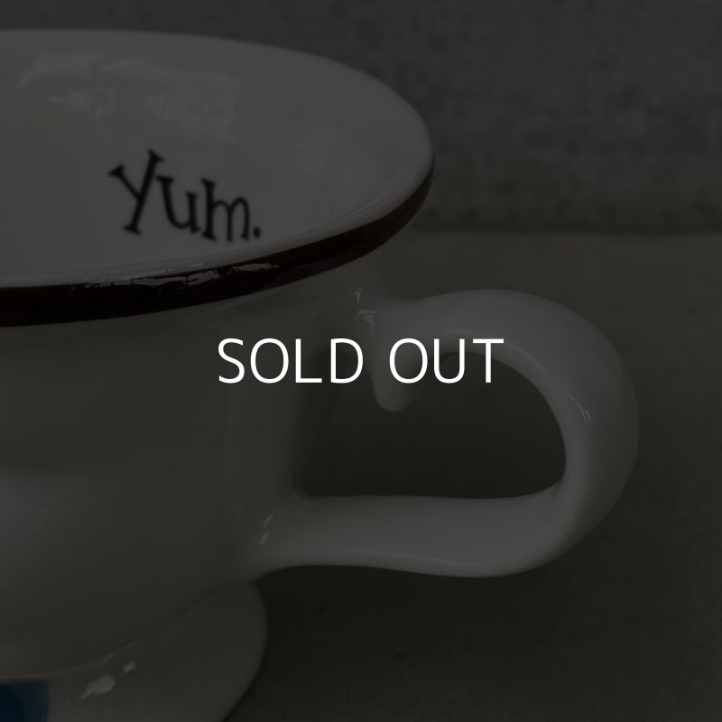 画像7: VINTAGE ANTIQUE BAILEYS CUP ヴィンテージ アンティーク ベイリーズ フェイスカップ / コレクタブル オブジェ ティーカップ マグカップ ノベルティ 陶器 食器 雑貨 (3)