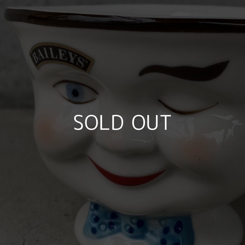 画像9: VINTAGE ANTIQUE BAILEYS CUP ヴィンテージ アンティーク ベイリーズ フェイスカップ / コレクタブル オブジェ ティーカップ マグカップ ノベルティ 陶器 食器 雑貨 (4)