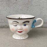 VINTAGE ANTIQUE BAILEYS CUP ヴィンテージ アンティーク ベイリーズ フェイスカップ / コレクタブル オブジェ ティーカップ マグカップ ノベルティ 女の子 陶器 食器 雑貨 (5)