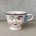 画像1: VINTAGE ANTIQUE BAILEYS CUP ヴィンテージ アンティーク ベイリーズ フェイスカップ / コレクタブル オブジェ ティーカップ マグカップ ノベルティ 女の子 陶器 食器 雑貨 (5) (1)