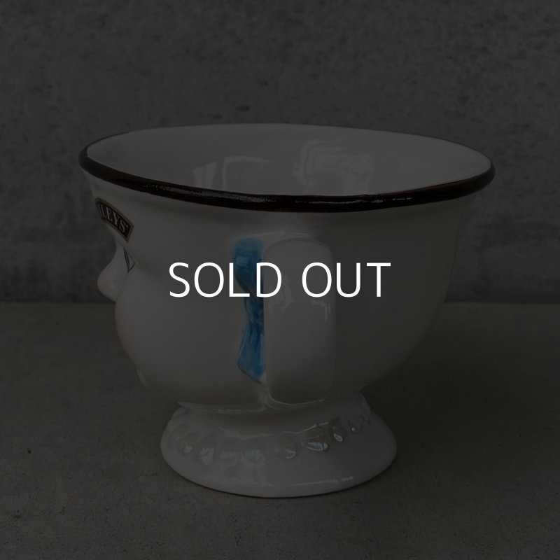 画像4: VINTAGE ANTIQUE BAILEYS CUP ヴィンテージ アンティーク ベイリーズ フェイスカップ / コレクタブル オブジェ ティーカップ マグカップ ノベルティ 女の子 陶器 食器 雑貨 (5)