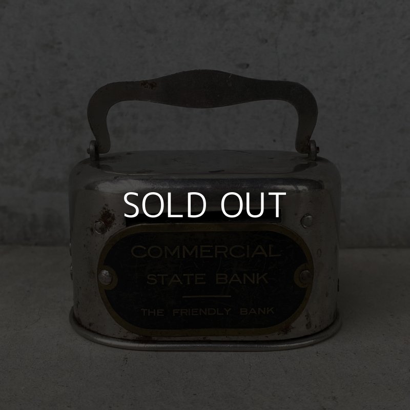 画像2: VINTAGE ANTIQUE COIN BANK STRONGHART CO ヴィンテージ アンティーク コインバンク 貯金箱 / コレクタブル オブジェ インテリア ノベルティー 銀行 鍵付き アメリカ USA 