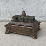 VINTAGE ANTIQUE COIN BANK THE CAPITOL WASINGTON DC ヴィンテージ アンティーク コインバンク 貯金箱 ワシントン / コレクタブル オブジェ インテリア  スーベニア 小物入れ アメリカ USA 