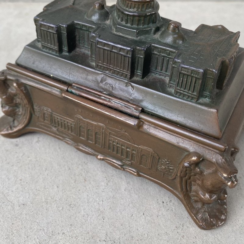 画像9: VINTAGE ANTIQUE COIN BANK THE CAPITOL WASINGTON DC ヴィンテージ アンティーク コインバンク 貯金箱 ワシントン / コレクタブル オブジェ インテリア  スーベニア 小物入れ アメリカ USA 