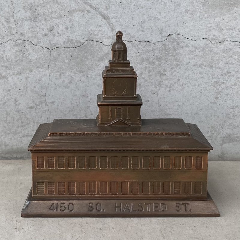 画像3: VINTAGE ANTIQUE COIN BANK THE LIVE STOCK NATIONAL BANK ヴィンテージ アンティーク コインバンク 貯金箱 / コレクタブル オブジェ インテリア ノベルティー 銀行 アメリカ USA 