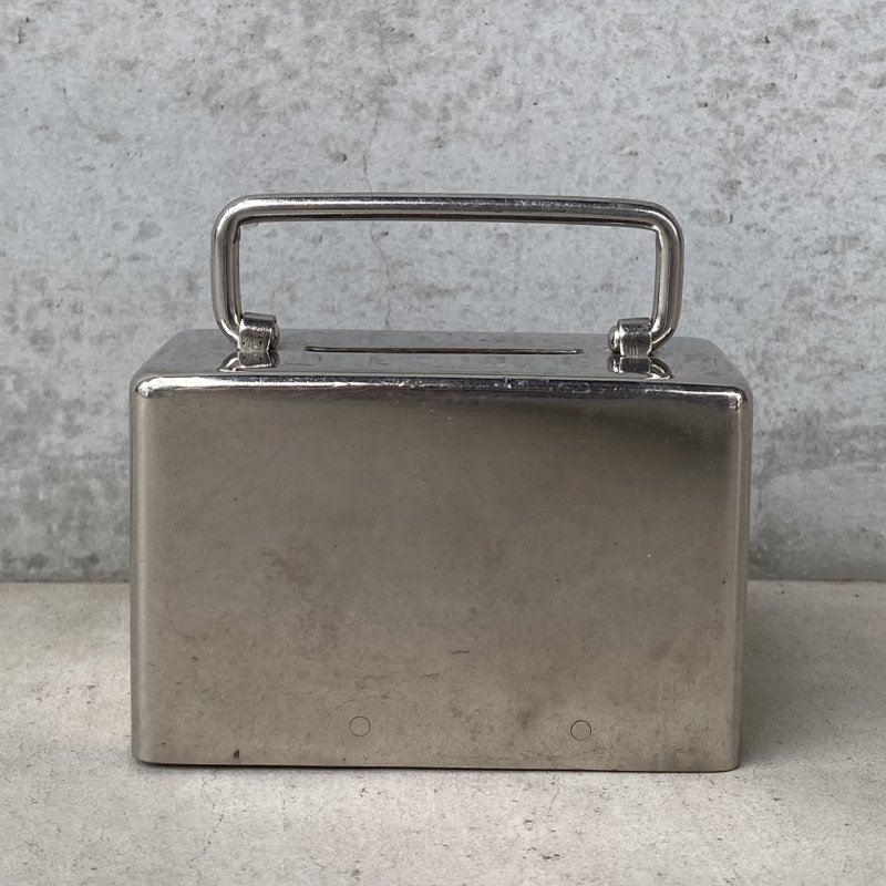 画像3: VINTAGE ANTIQUE COIN BANK AUTOMATIC RECORDING SAFE CO ヴィンテージ アンティーク コインバンク 貯金箱 / コレクタブル オブジェ インテリア ノベルティー 銀行 鍵付き アメリカ USA 