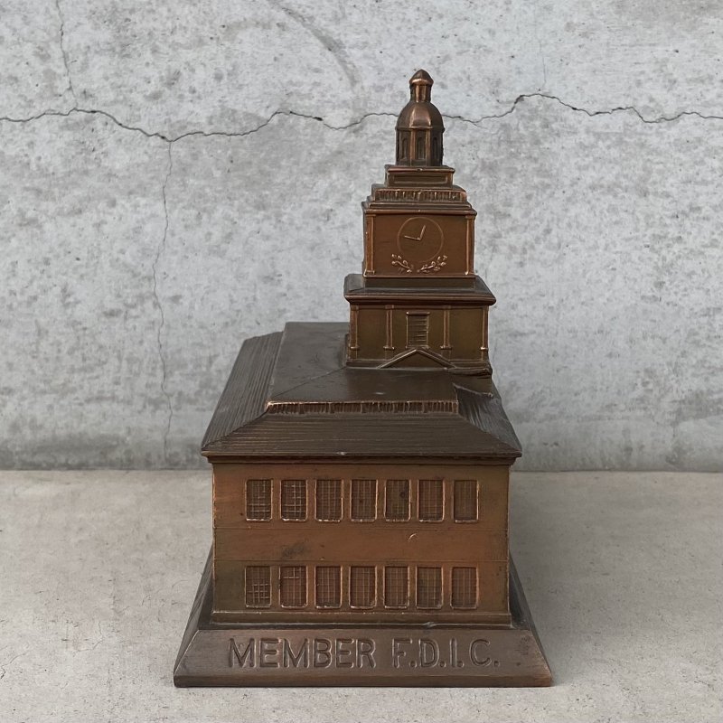 画像5: VINTAGE ANTIQUE COIN BANK THE LIVE STOCK NATIONAL BANK ヴィンテージ アンティーク コインバンク 貯金箱 / コレクタブル オブジェ インテリア ノベルティー 銀行 アメリカ USA 