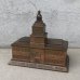 画像1: VINTAGE ANTIQUE COIN BANK THE LIVE STOCK NATIONAL BANK ヴィンテージ アンティーク コインバンク 貯金箱 / コレクタブル オブジェ インテリア ノベルティー 銀行 アメリカ USA  (1)
