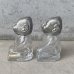 画像4: VINTAGE ANTIQUE BILLIKEN SALT AND PEPPER SHAKERS ヴィンテージ アンティーク ビリケン ソルト＆ペッパー 塩胡椒入れ / コレクタブル ガラス オブジェ アメリカ