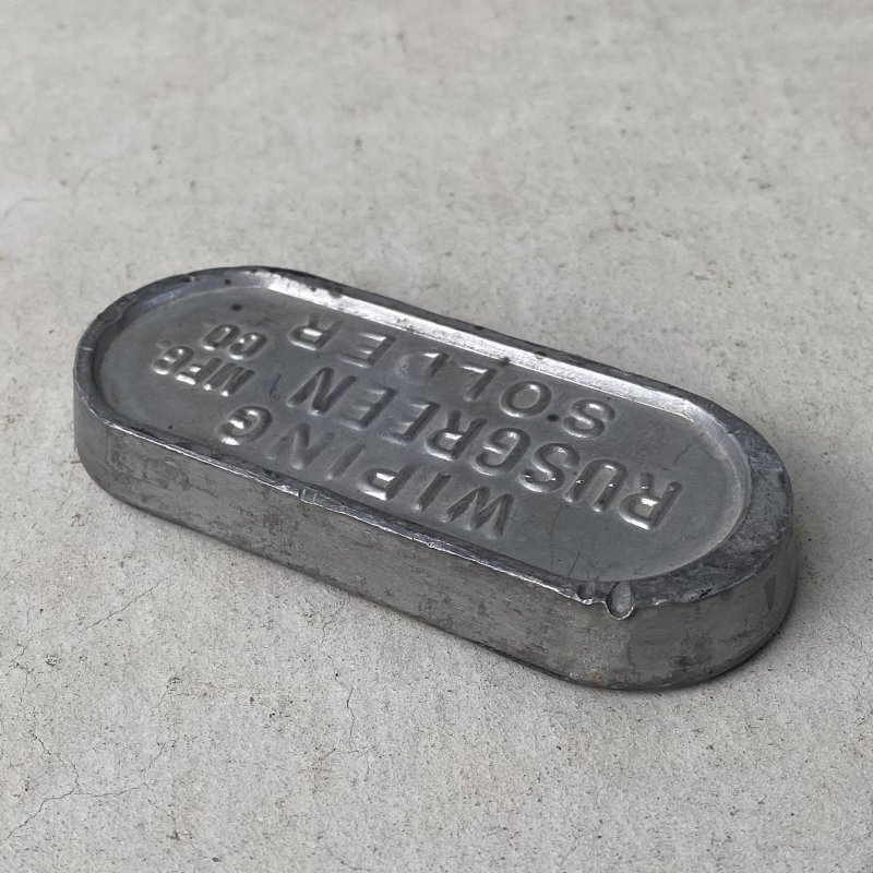 画像6: VINTAGE ANTIQUE WIPING SOLDER RUSGREEN MFG.CO ヴィンテー ジアンティーク ワイプハンダ / コレクタブル インテリア インダストリアル ペーパーウェイト 重り 雑貨 店舗備品 アメリカ