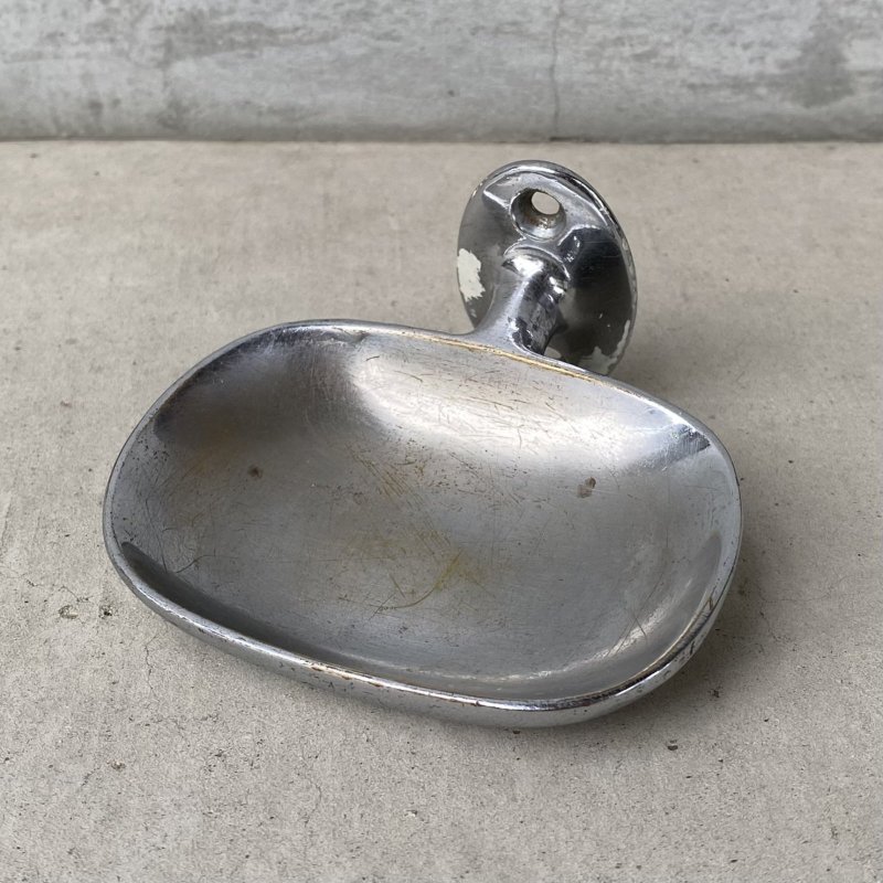 画像1: VINTAGE ANTIQUE SOUP DISH ヴィンテージ アンティーク ソープディッシュホルダー 石鹸置き / 石鹸台 洗面台 バスルーム ウォールインテリア 店舗什器 アメリカ