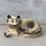 VINTAGE ANTIQUE CAT CHALKWEAR ヴィンテージ アンティーク 猫 ねこ チョークウェア オブジェ / コレクタブル ディスプレイ インテリア  置物 動物 アメリカ (2)
