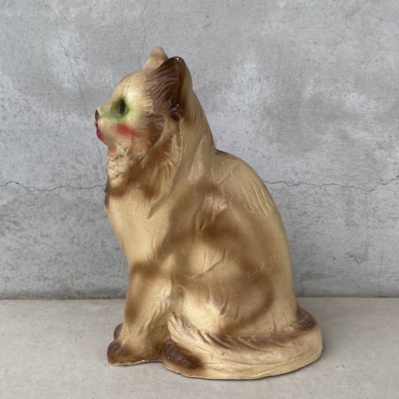 画像5: VINTAGE ANTIQUE CAT PIGGY BANK ヴィンテージ アンティーク 猫 コインバンク 貯金箱 オブジェ / コレクタブル ディスプレイ インテリア ねこ 置物 動物 アメリカ