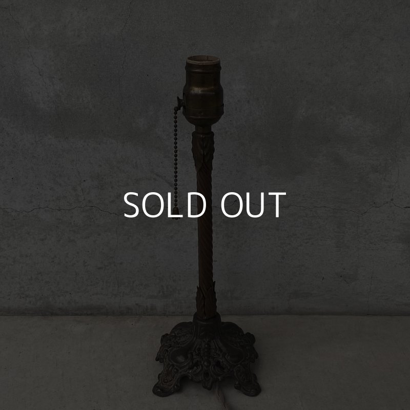 画像3: VINTAGE ANTIQUE DESKLAMP ヴィンテージ アンティーク デスクランプ スタンドライト 卓上ライト 照明 / テーブルランプ ろうそく型 キャンドル 店舗什器 アメリカ