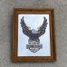 画像1: VINTAGE ANTIQUE HARLEY DAVIDSON PUB MIRROR ヴィンテージ アンティーク ハーレーダビッドソン パブミラー 鏡 / モーター系 アドバタイジング 企業物 コレクタブル ガレージング雑貨 アメリカ (1)