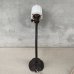 画像2: VINTAGE ANTIQUE DESKLAMP JAPANNED HUBBELL GE ヴィンテージ アンティーク デスクランプ スタンドライト ジャパンド ジャパンカラー 卓上ライト 照明 / ミルクガラスシェード グースネック コレクタブル 店舗什器 アメリカ (2)