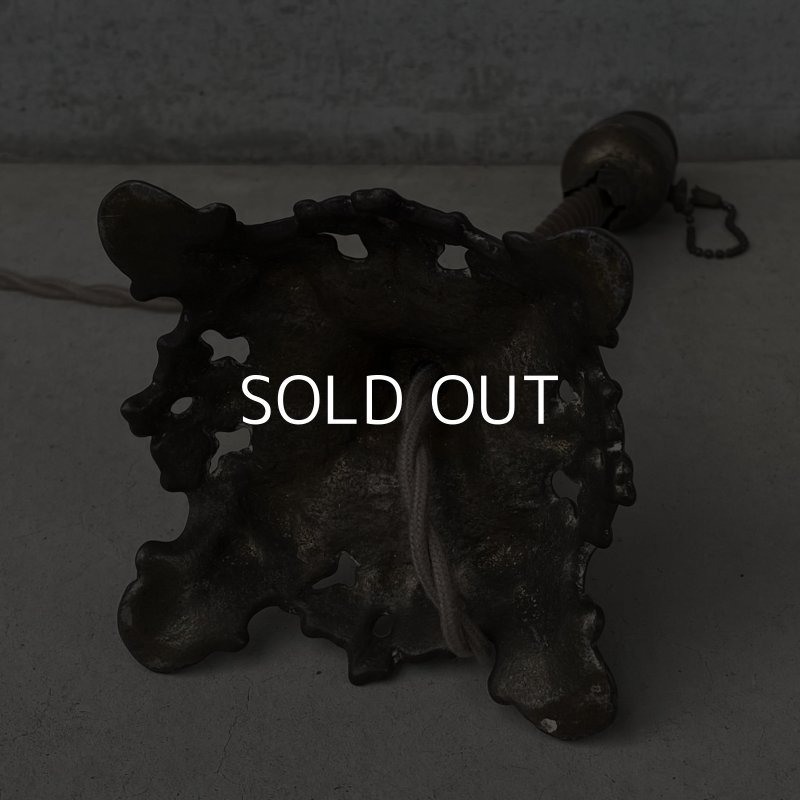 画像8: VINTAGE ANTIQUE DESKLAMP ヴィンテージ アンティーク デスクランプ スタンドライト 卓上ライト 照明 / テーブルランプ ろうそく型 キャンドル 店舗什器 アメリカ