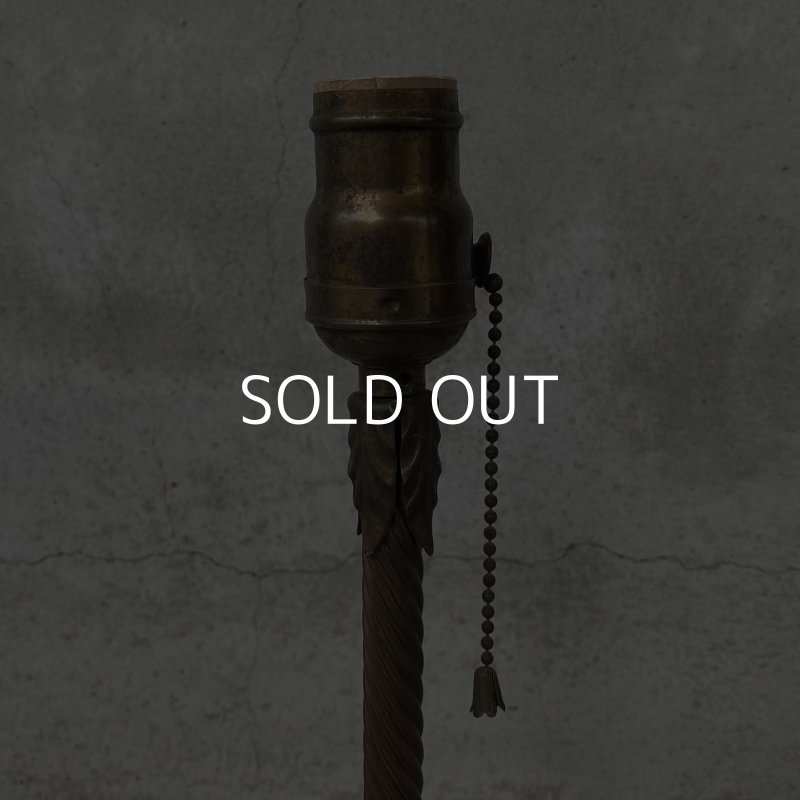 画像6: VINTAGE ANTIQUE DESKLAMP ヴィンテージ アンティーク デスクランプ スタンドライト 卓上ライト 照明 / テーブルランプ ろうそく型 キャンドル 店舗什器 アメリカ