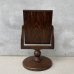 画像2: VINTAGE ANTIQUE MIRROR HAMILTON ヴィンテージ アンティーク スタンドミラー 鏡  / 卓上ミラー インテリア ディスプレイ ウッド 木製 雑貨 店舗什器 アメリカ USA (2)