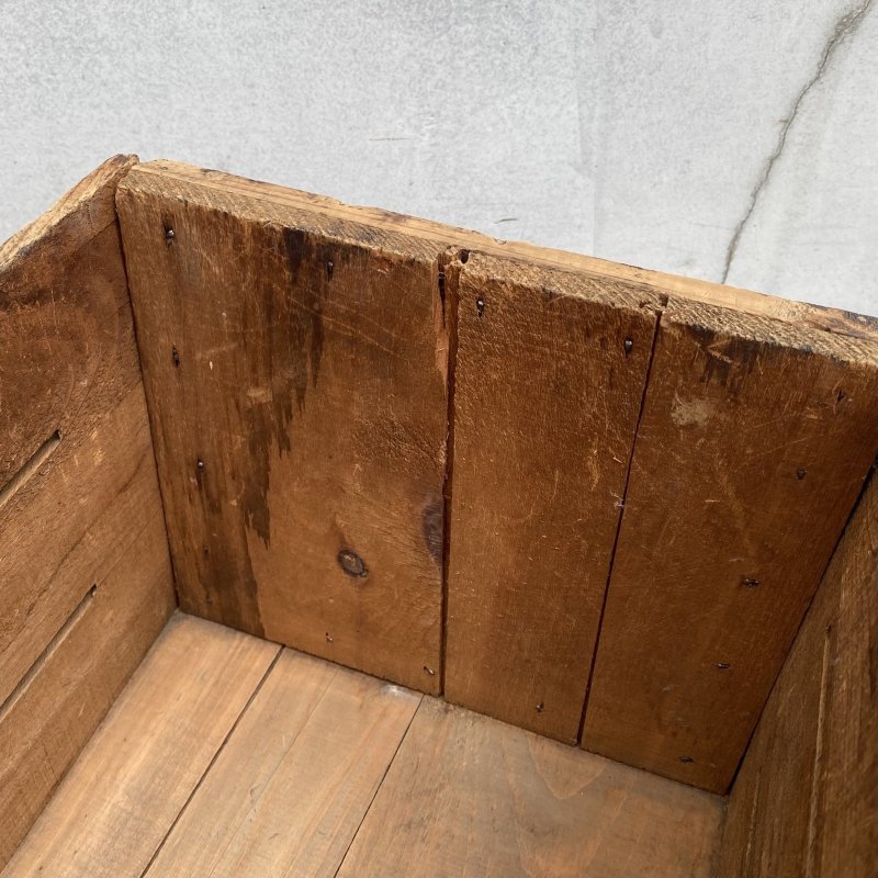 画像9: VINTAGE ANTIQUE WOOD CRATE WOODEN BOX J.J.BEATONS ヴィンテージ アンティーク ウッドボックス 木箱 / コレクタブル 収納 ケース ガレージ ガーデニング クランベリー 店舗什器 アメリカ USA  