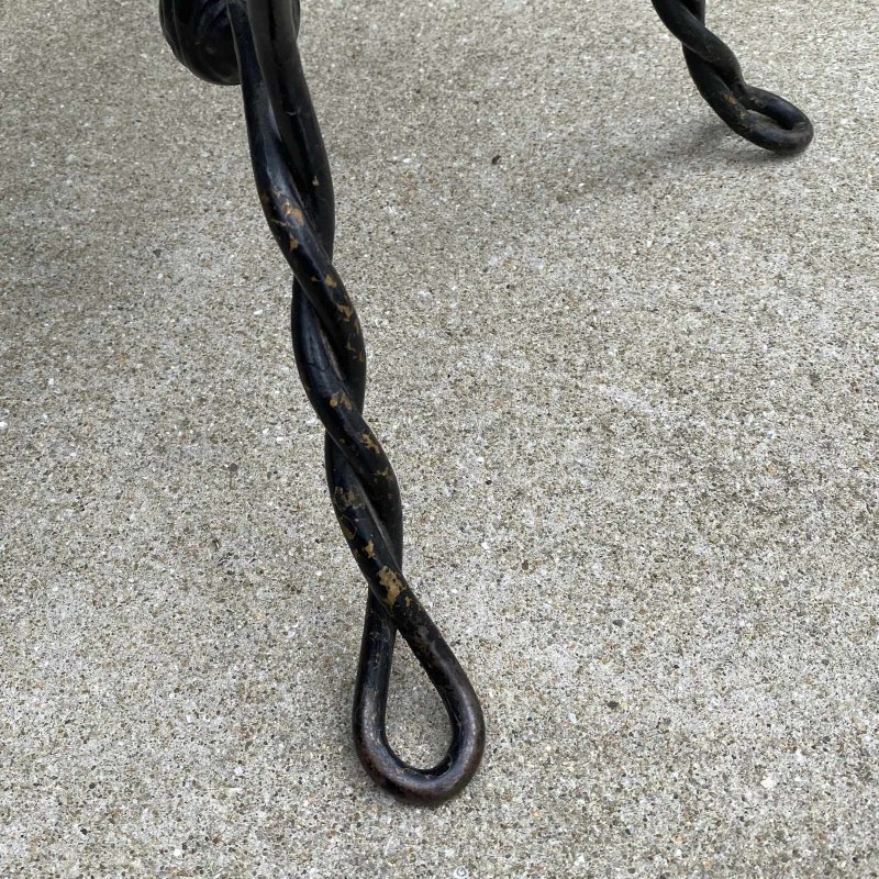 画像9: VINTAGE ANTIQUE TONK PIANO CHAIR STOOL  ヴィンテージ アンティーク ピアノチェア スツール 椅子 / 回転いす ウッド アイアン 木製 鉄 家具 店舗什器 アメリカ (1)