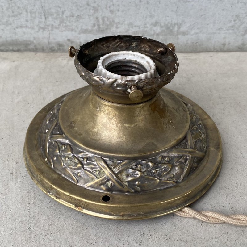画像2: VINTAGE ANTIQUE LIGHTING ヴィンテージ アンティーク  シーリングライト 天井照明  / ライト ランプ インテリア ブラス 電気 真鍮 店舗什器 アメリカ